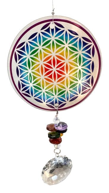 Mandala di cristallo/7 chakra 45 cm