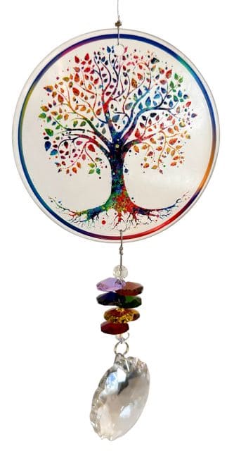 Cristallo Albero della Vita/ 7 Chakra 45 cm