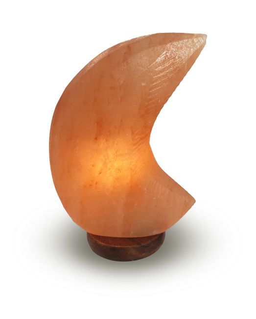 Lampada di sale himalayano lunare