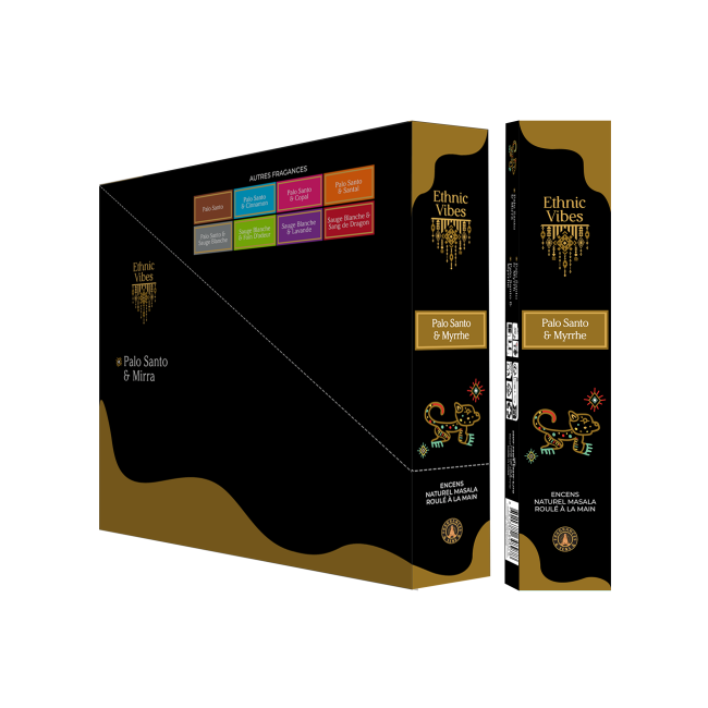 Incenso Fragrances & Sens Ethnic Vibes Palo Santo & Mirra Masala 15g