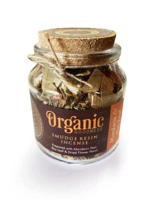 Organic Goodness Smudge mandarino, alloro e fiori x 2 pz