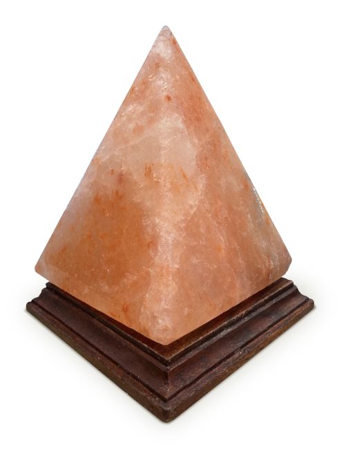 Lampada di sale himalayano piramidale