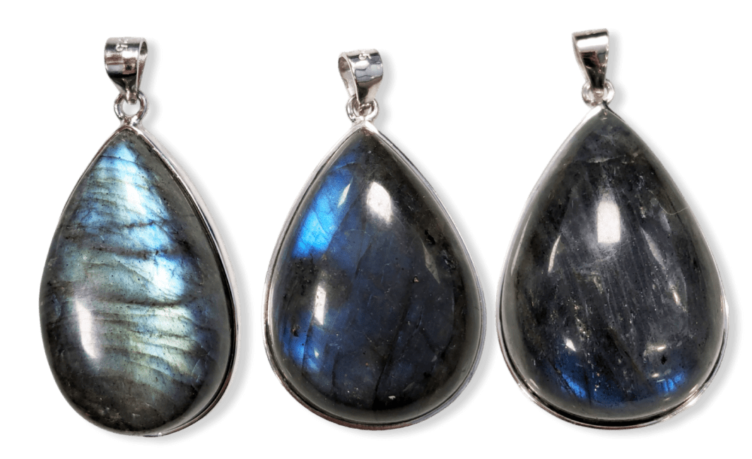 Art Gecko - Ciondolo Ovale In Labradorite Su Argento 925, Fatto A Mano In India, Regalo In Confezione - 5