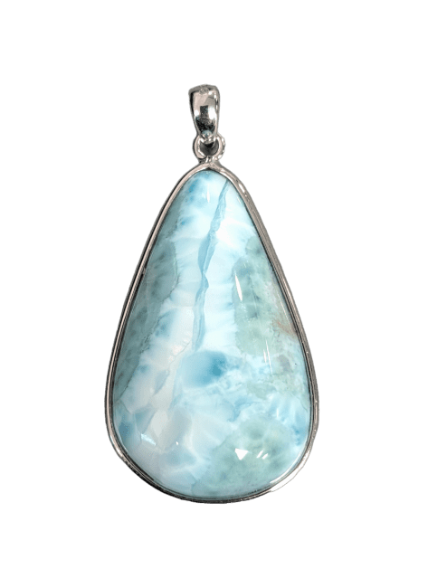 Ciondolo in argento 925 Larimar AA 13,16 g
