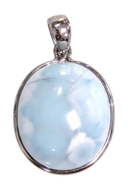 Ciondolo in argento 925 Larimar AA 2,44 g