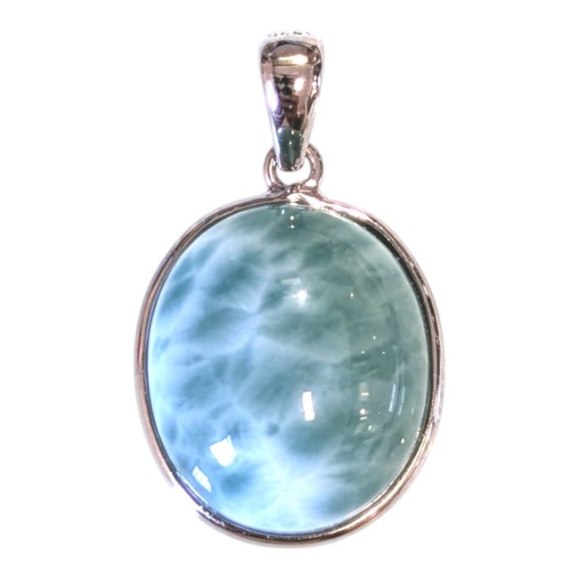 Ciondolo in argento 925 Larimar AA 1,92 g