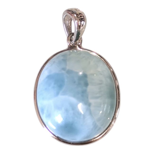 Ciondolo in argento 925 Larimar AA 2,43 g