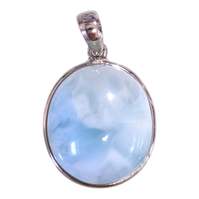 Ciondolo in argento 925 Larimar AA 2,45 g
