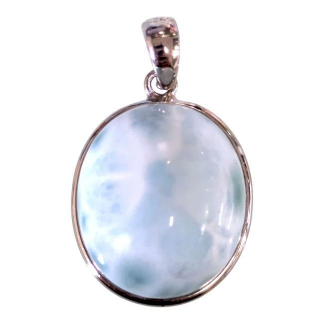 Ciondolo in argento 925 Larimar AA 2,47 g