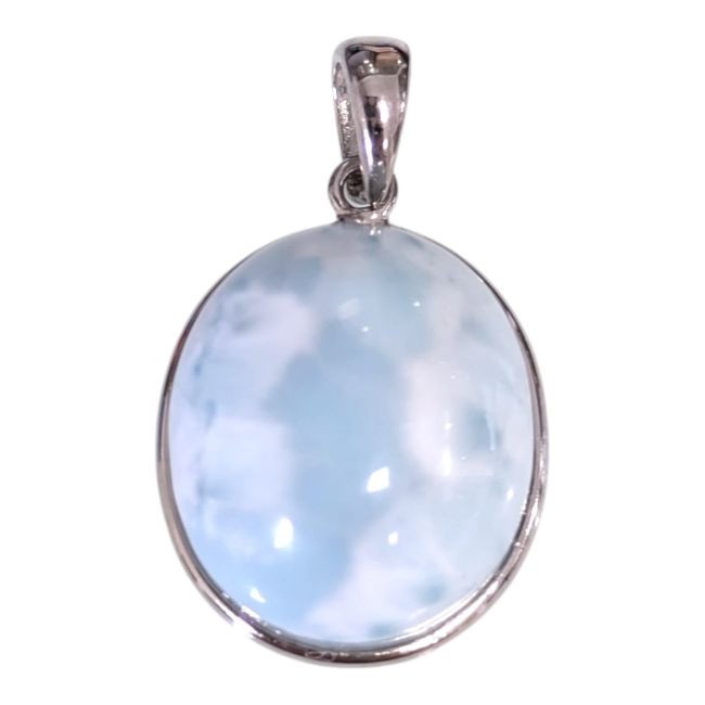 Ciondolo in argento 925 Larimar AA 2,67 g