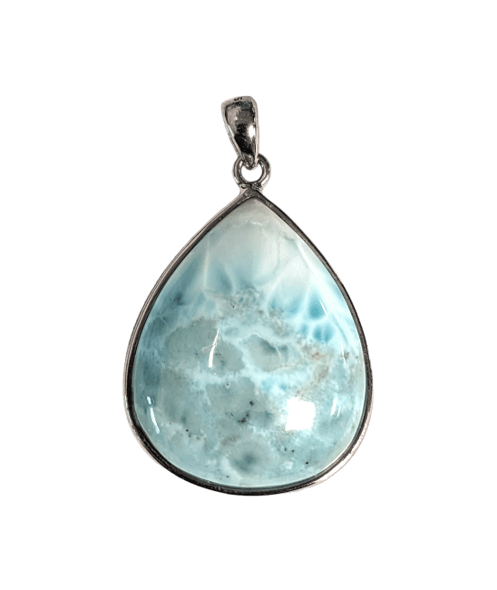 Ciondolo in argento 925 Larimar AA 10,65 g