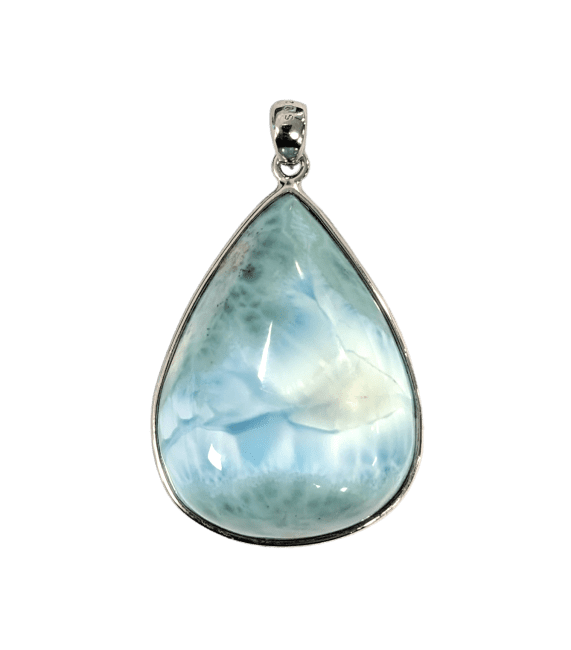 Ciondolo in argento 925 Larimar AA 10,65 g