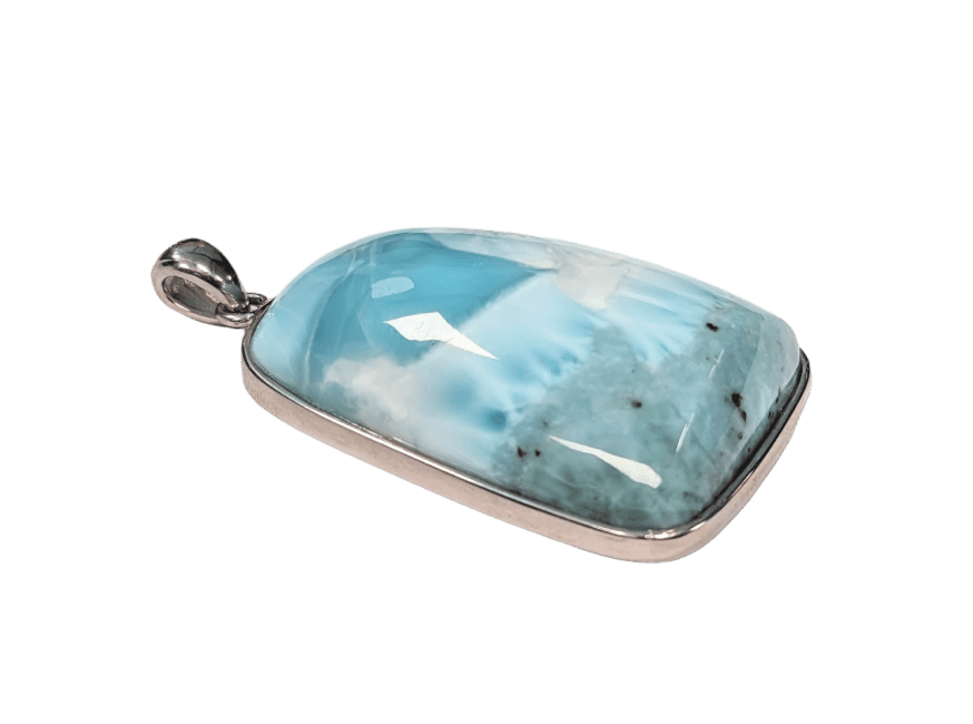 Ciondolo in argento 925 Larimar AA 15,88 g