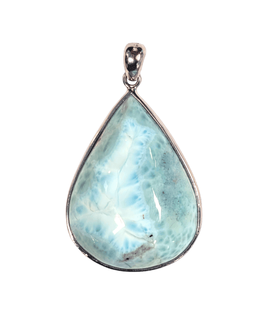 Ciondolo in argento 925 Larimar AA 14,41 g