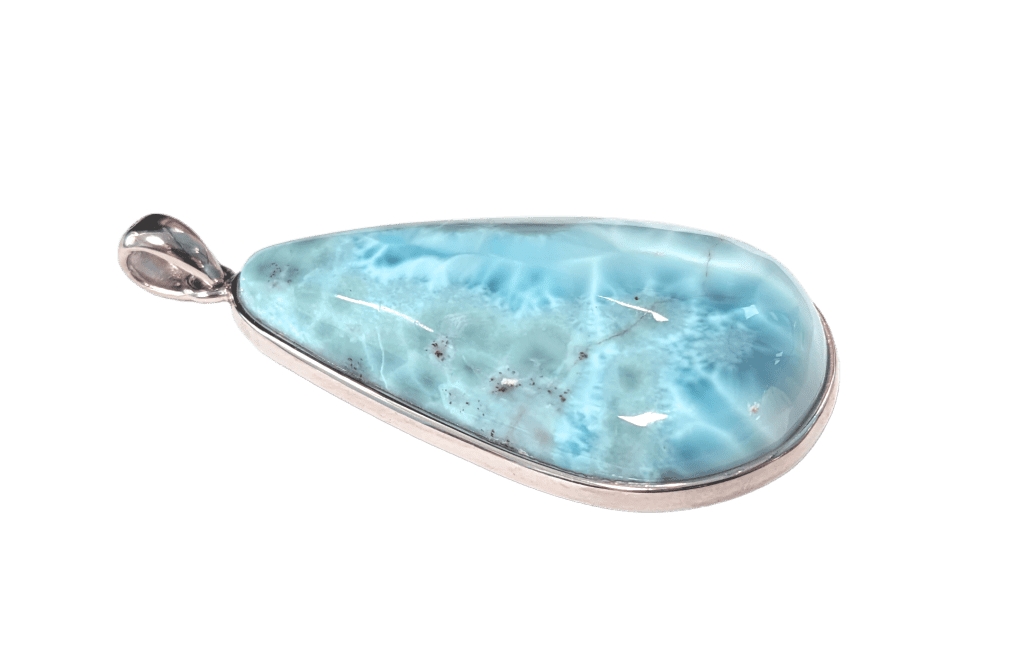 Ciondolo in argento 925 Larimar AA 14,84 g