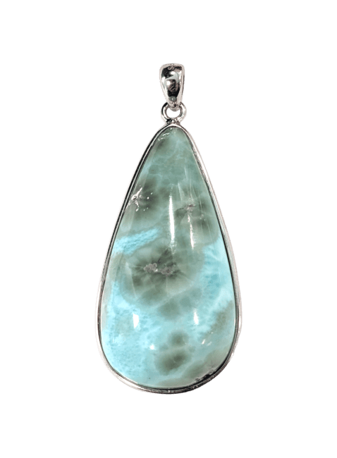 Ciondolo in argento 925 Larimar AA 10,58 g