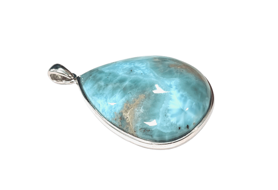 Ciondolo in argento 925 Larimar AA 12,7 g