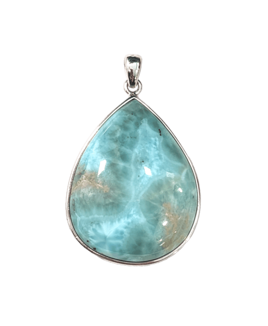 Ciondolo in argento 925 Larimar AA 12,7 g