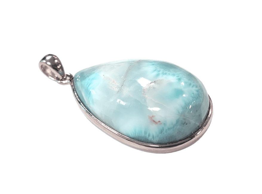 Ciondolo in argento 925 Larimar AA 10,3 g