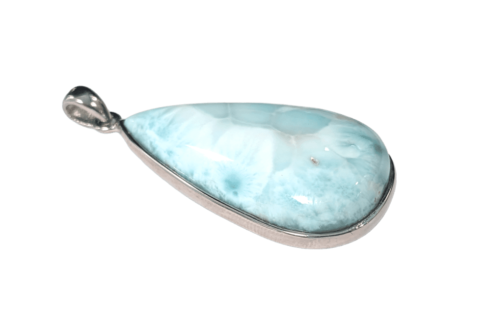 Ciondolo in argento 925 Larimar AA 9,5 g