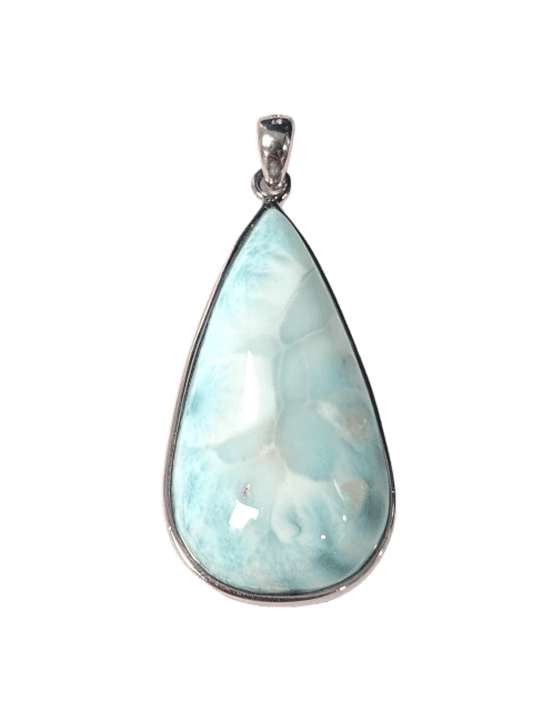 Ciondolo in argento 925 Larimar AA 9,5 g