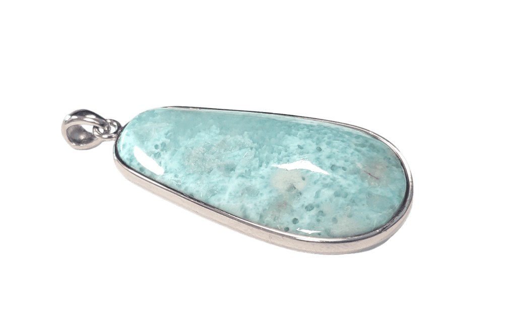 Ciondolo in argento 925 Larimar AA 12,03 g