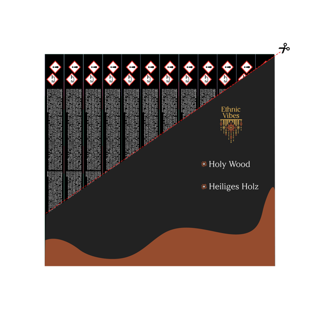 incenso ad Incenso Fragrances & Sens Ethnic Vibes Palo Santo Masala 15g|it