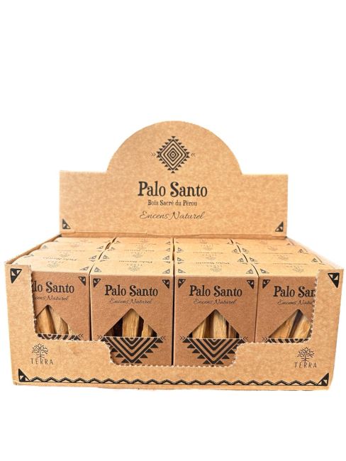 Espositore 16 scatole x Bastoncini di Palo Santo 70g
