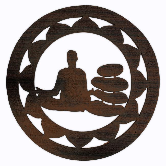 Segno di legno di meditazione