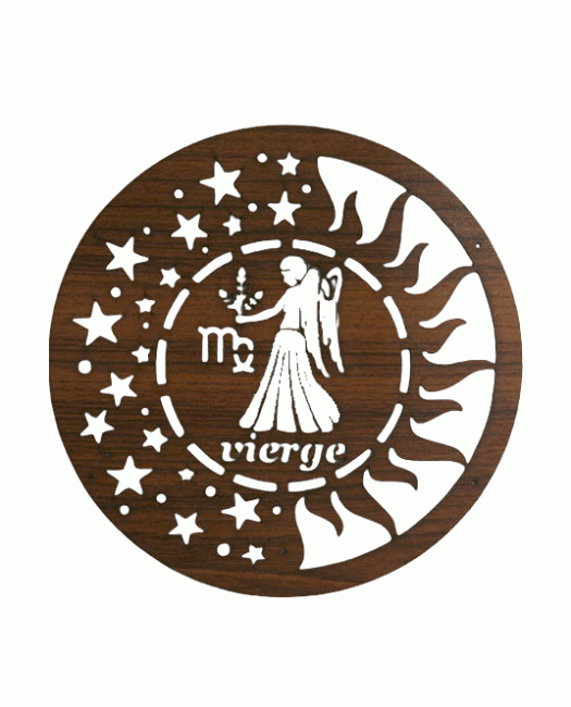 Pannello magnetico in legno Virgo Astro da 18 cm per HMD999