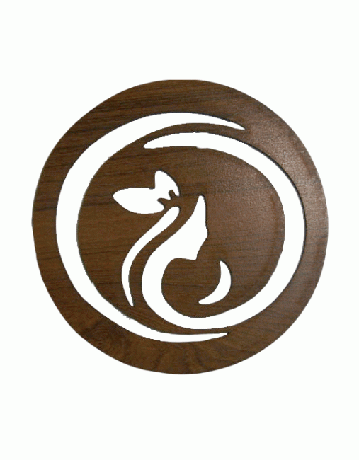 Cartello magnetico in legno Donna 18 cm per HMD999