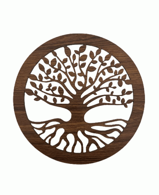 Pannello magnetico da 18 cm con radice dell'albero della vita per HMD999