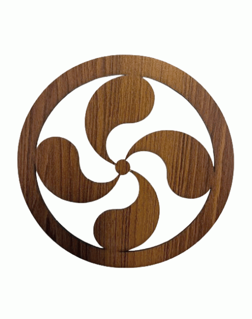 Cartello magnetico a forma di croce basca da 18 cm per HMD999