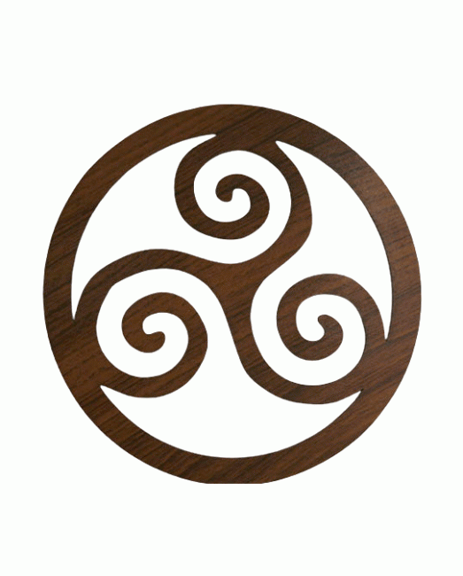 Pannello Triskelion da 9 cm per USB999