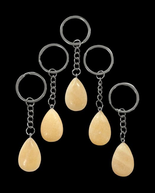 incenso ad Portachiavi Goccia Calcite Arancione 30mm x 5|it