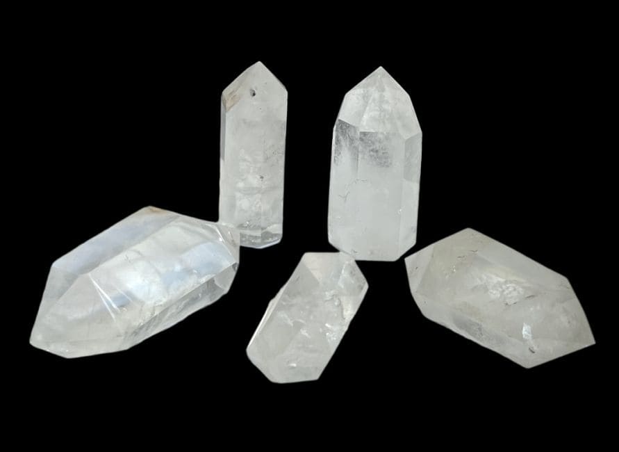 Prismi in cristallo di rocca del Madagascar - 5 pezzi 868 gr