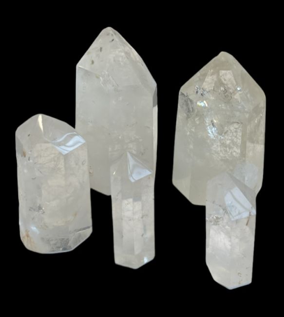 Prismi di cristallo di rocca del Madagascar - 5 pezzi 1.464 k