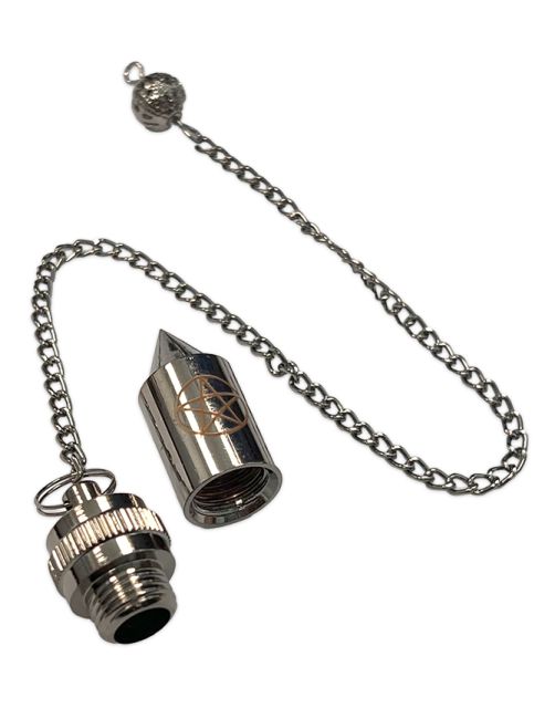 Pendulum Bullet Pentacle in metallo nero con serbatoio