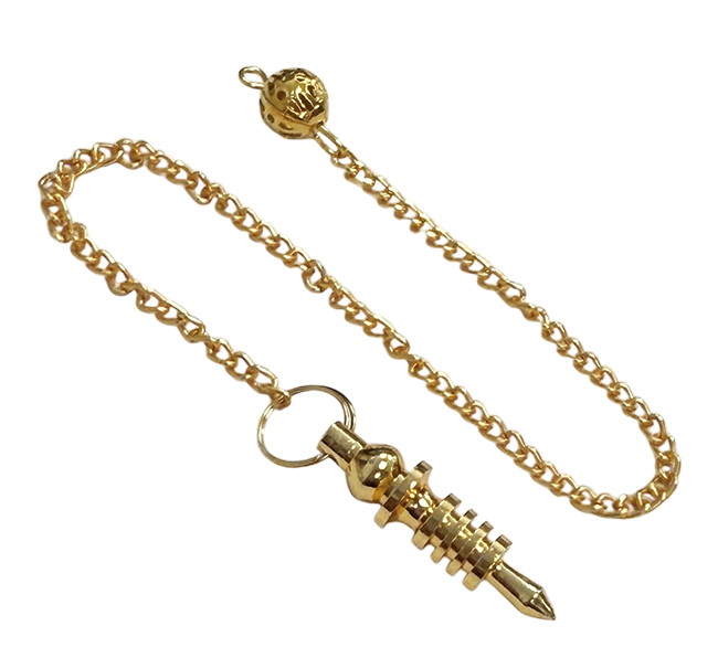Metallica pendolo dorado 4 cm