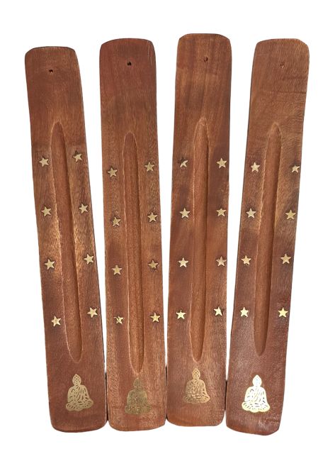Portaincenso in legno Buddha Ski x10