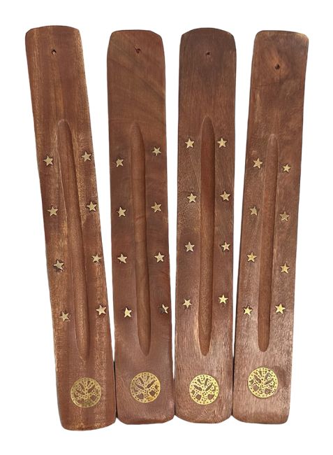 Portaincenso da sci in legno Albero della Vita x10