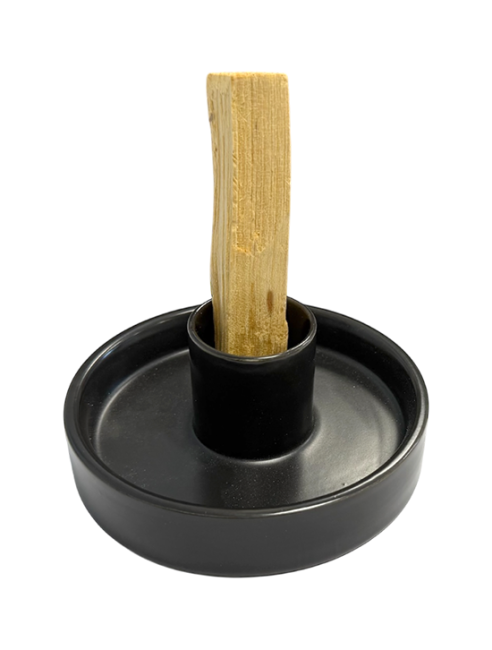 incenso ad Porta incenso in ceramica nera per Palo Santo 10,50 cm|it