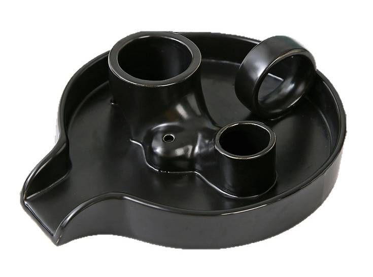 Porta incenso in ceramica nera per Palo Santo e Salvia Bianca 18,50 cm