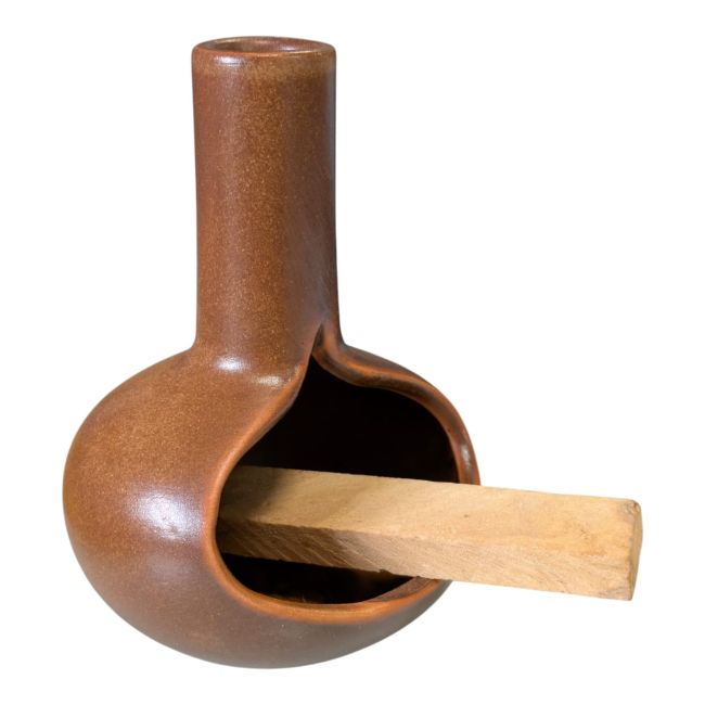 Bruciatore per fumo in ceramica in stile antico