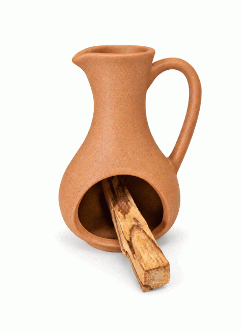 incenso ad Brucia incenso in ceramica terracotta 12 cm