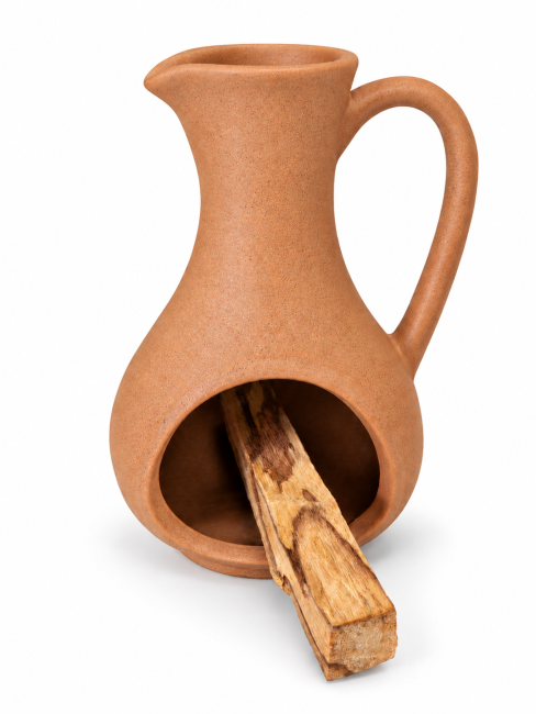 incenso ad Brucia incenso in ceramica terracotta 12 cm