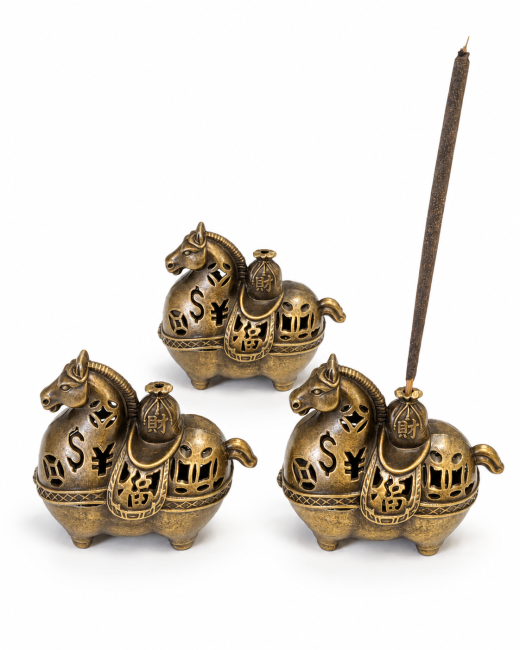 incenso ad Portaincenso cavallo 5,3 cm – Confezione da 3