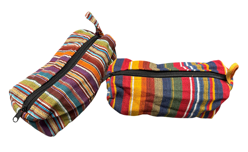 incenso ad Pochette indiana in cotone a righe – Confezione da 6 pezzi in colori assortiti