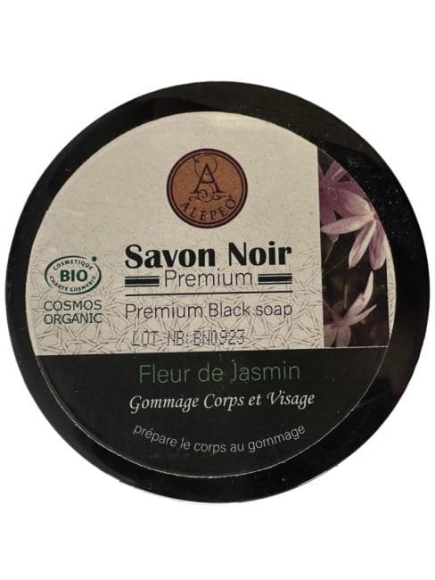 incenso ad Cosmos Sapone nero biologico al fiore di gelsomino 250g