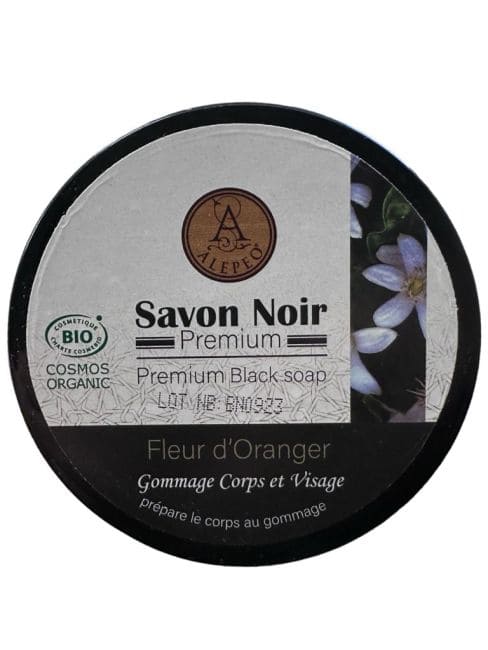 incenso ad Cosmos Sapone Nero Biologico ai Fiori Arancio 250g